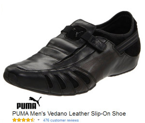 PUMA Men's Vedano Leather Slip-On Shoe. - Sneakers without laces